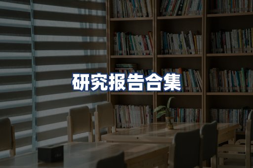 研究报告合集